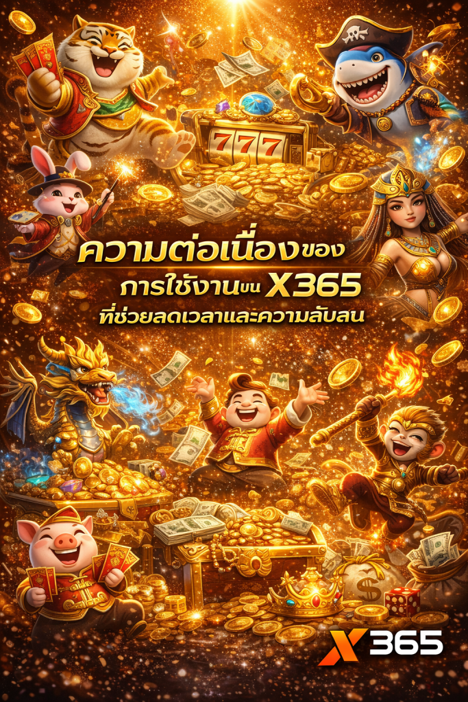ความต่อเนื่องของการใช้งานบน X365